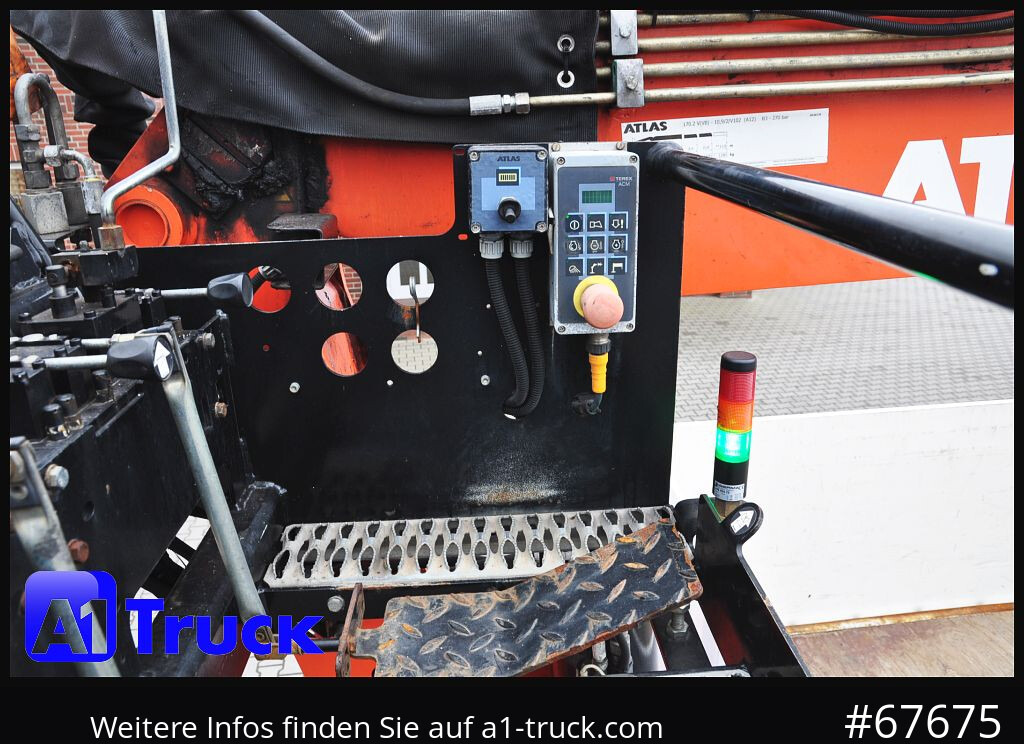 Camion grue, Camion plateau MERCEDES-BENZ Axor 2543,  Atlas 170.2  Kran, Lift-Lenkachse,: photos 14