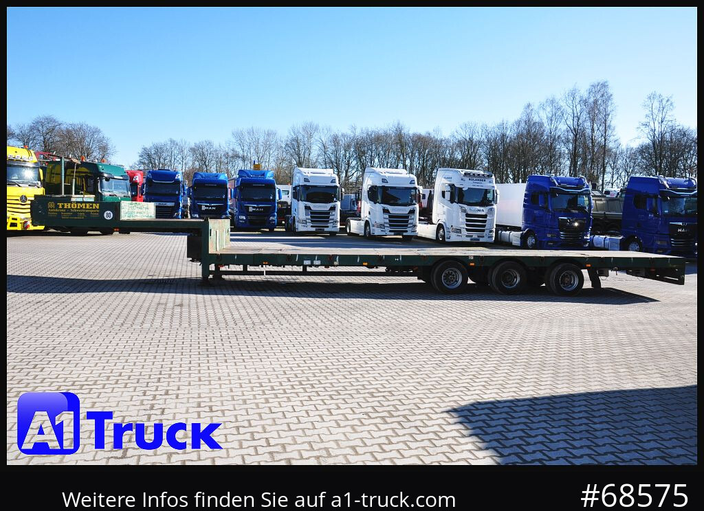 Semi-remorque surbaissé pour transport de équipements lourds NOOTEBOOM ES-GE 3 Achs Tele, SAF: photos 12 Semi-remorque surbaissé pour transport de équipements lourds NOOTEBOOM ES-GE 3 Achs Tele, SAF: photos 12