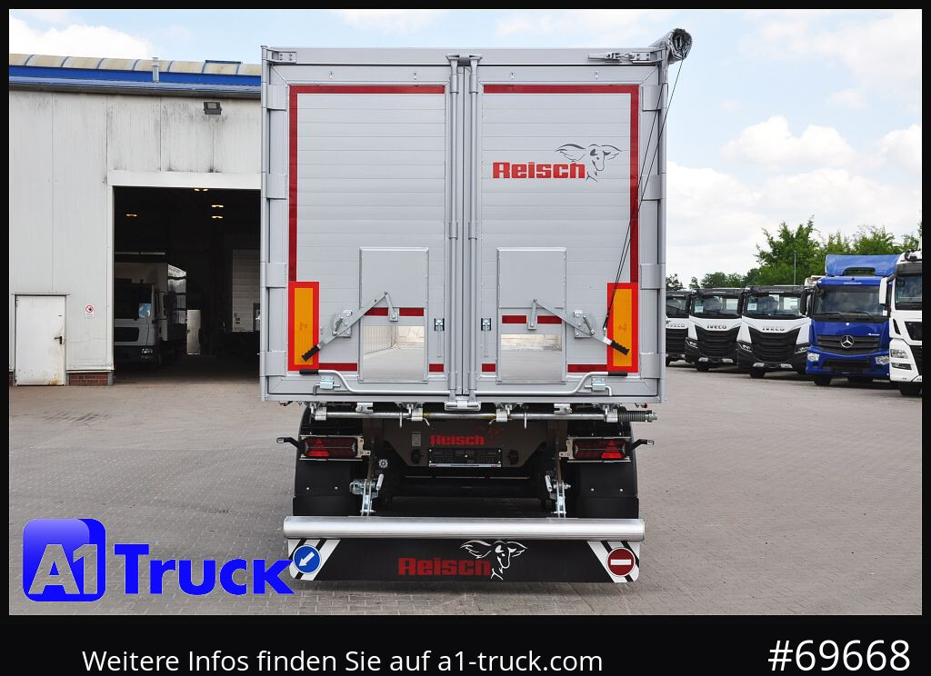 Semi-remorque benne neuf REISCH RHKS, Alu-Kippmulde 50m³, NEU Kombitüren, Alufelgen, Liftachse,: photos 10
