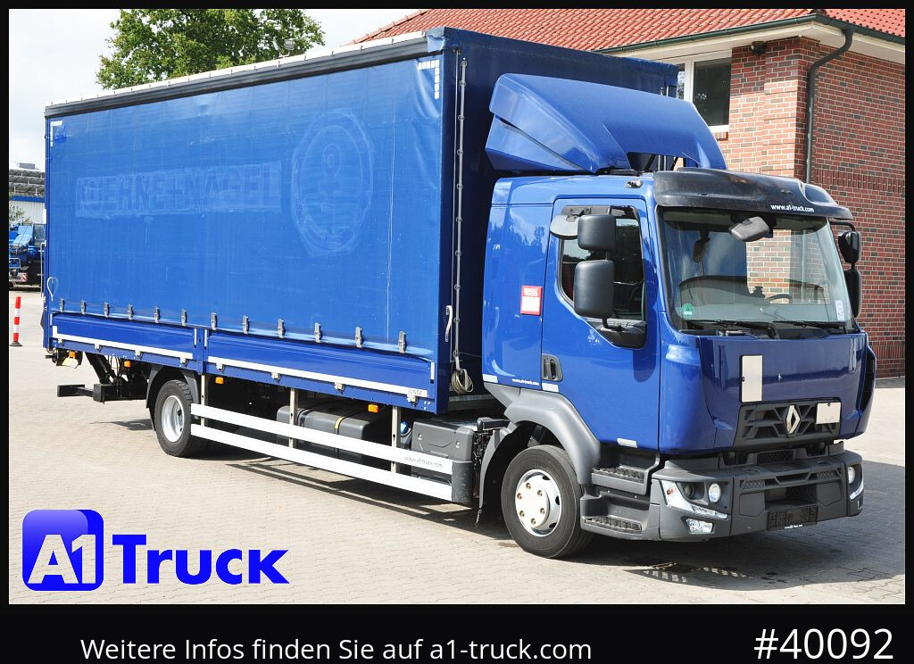 RENAULT D 240, 4x2, Ladebordwand, LBW, guter Zustand - Camion à rideaux coulissants: photos 1 RENAULT D 240, 4x2, Ladebordwand, LBW, guter Zustand - Camion à rideaux coulissants: photos 1