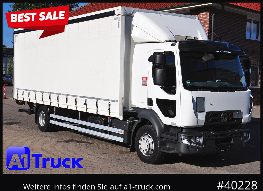 RENAULT D 280, 4x2, Ladebordwand, LBW, TÜV 06/2026 - Camion à rideaux coulissants: photos 1 RENAULT D 280, 4x2, Ladebordwand, LBW, TÜV 06/2026 - Camion à rideaux coulissants: photos 1