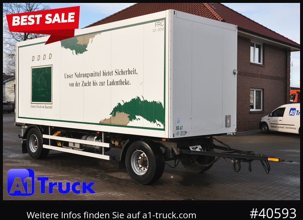 SCHMITZ Achwege & Tönjes, Rohrbahn, Fleisch, verzinkt - Remorque frigorifique: photos 1 SCHMITZ Achwege & Tönjes, Rohrbahn, Fleisch, verzinkt - Remorque frigorifique: photos 1