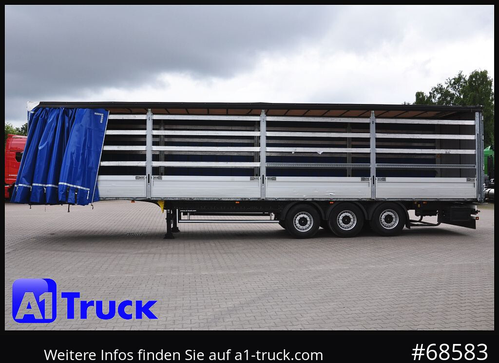 SCHMITZ SCS, Bordwandsider, Steckrungen, Liftachse, verzinkt - Semi-remorque rideaux coulissants: photos 1 SCHMITZ SCS, Bordwandsider, Steckrungen, Liftachse, verzinkt - Semi-remorque rideaux coulissants: photos 1