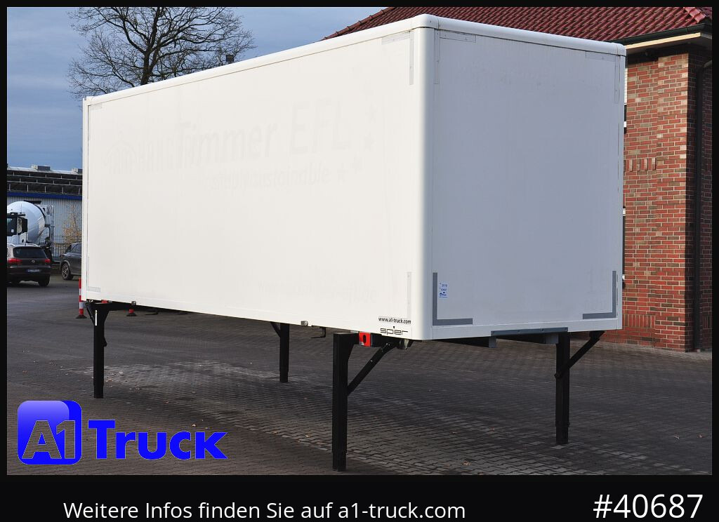 SPIER WB Koffer, 7,45, guter Zustand, verzinkt, Rolltor - Carrosserie fourgon: photos 1 SPIER WB Koffer, 7,45, guter Zustand, verzinkt, Rolltor - Carrosserie fourgon: photos 1