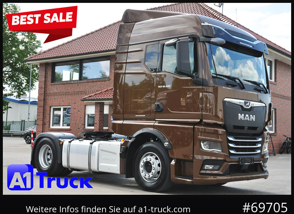 MAN TGX 18,480 BLS Intarder Standklima, Garantie - Tracteur routier: photos 1 MAN TGX 18,480 BLS Intarder Standklima, Garantie - Tracteur routier: photos 1