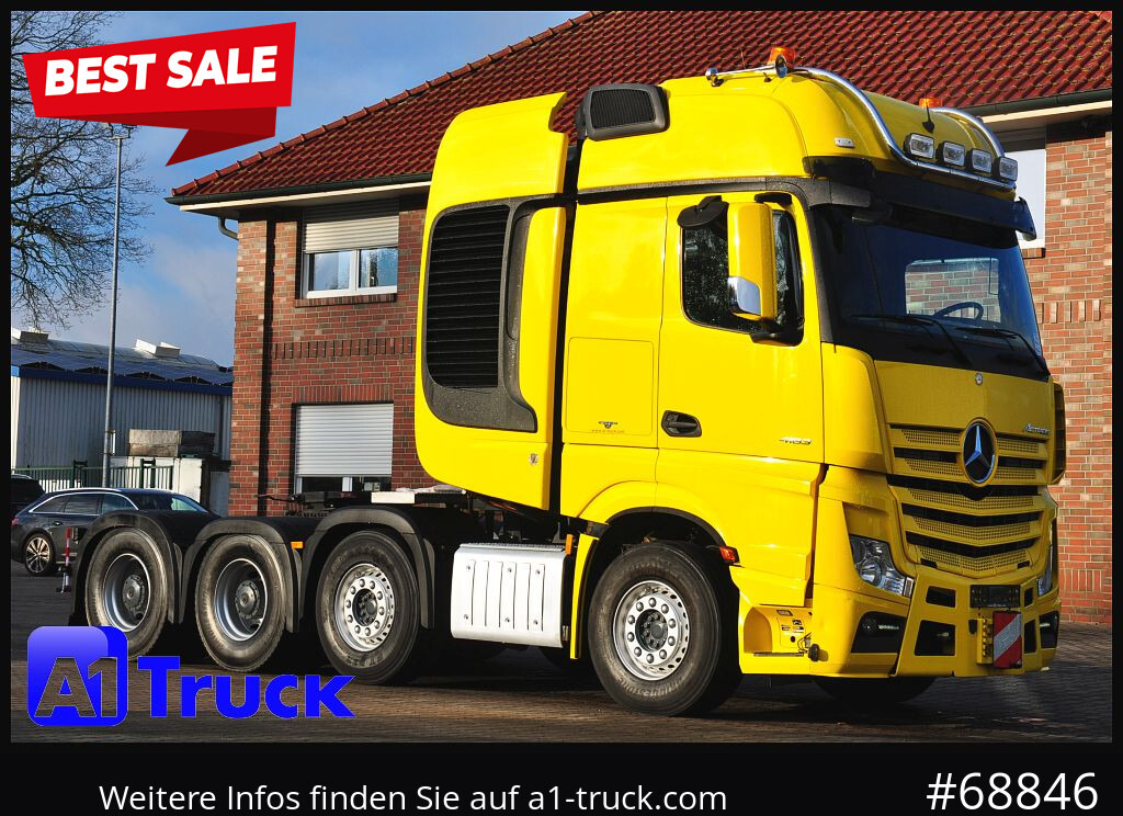 MERCEDES-BENZ 4163 BL 8x4,, Schwerlast 180 to Zuggewicht. 8x4, TOP - Tracteur routier: photos 1 MERCEDES-BENZ 4163 BL 8x4,, Schwerlast 180 to Zuggewicht. 8x4, TOP - Tracteur routier: photos 1