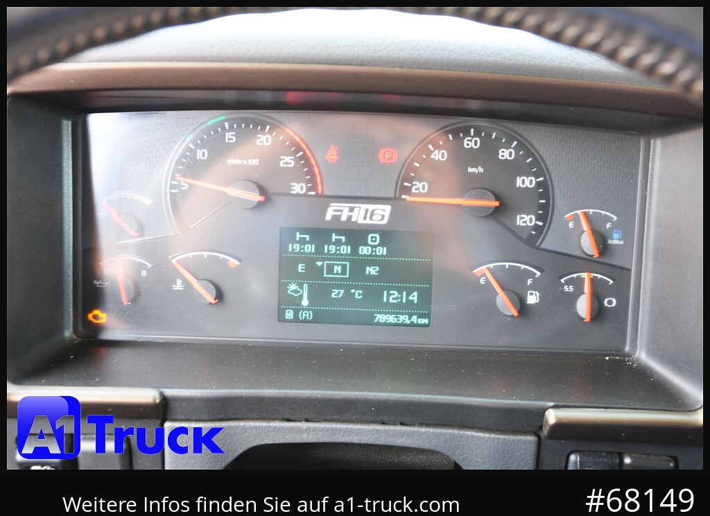 Tracteur routier VOLVO FH16, 600, Schwerlast 180to, 8x4, Standklima, Liftachse,: photos 6