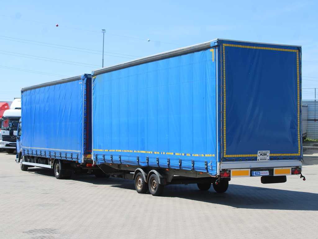 DAF FA LF 45, EURO 5, TYRES 80% + AGADOS TRAILER - Camion à rideaux coulissants: photos 5 DAF FA LF 45, EURO 5, TYRES 80% + AGADOS TRAILER - Camion à rideaux coulissants: photos 5