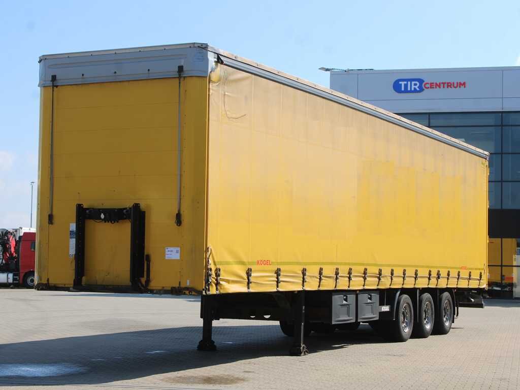 Kögel S 24-1, LOWDECK, LIFTING AXLE, SAF, LIFTING ROOF - Semi-remorque rideaux coulissants: photos 1 Kögel S 24-1, LOWDECK, LIFTING AXLE, SAF, LIFTING ROOF - Semi-remorque rideaux coulissants: photos 1
