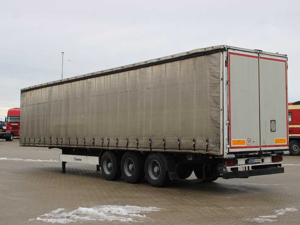 Krone KRONE SDP 27 WKE, LIFTING AXLE - Semi-remorque rideaux coulissants: photos 5 Krone KRONE SDP 27 WKE, LIFTING AXLE - Semi-remorque rideaux coulissants: photos 5
