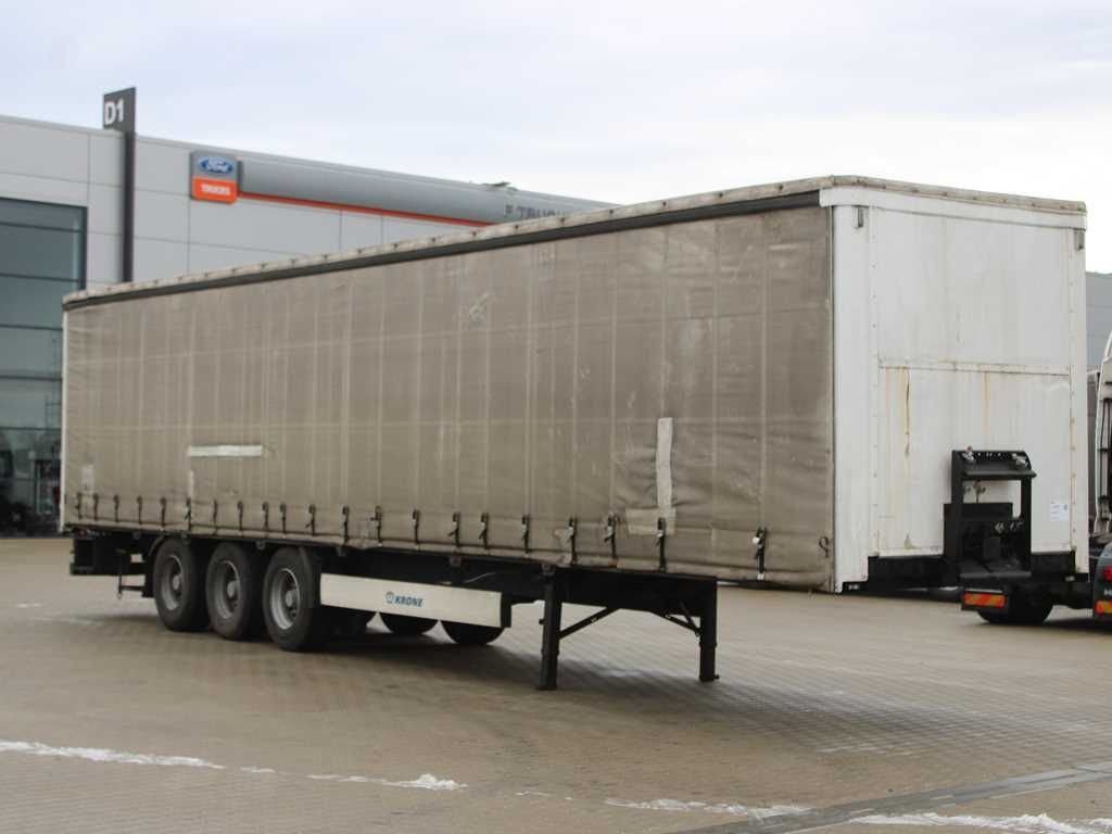 Krone KRONE SDP 27 WKE, LIFTING AXLE - Semi-remorque rideaux coulissants: photos 2 Krone KRONE SDP 27 WKE, LIFTING AXLE - Semi-remorque rideaux coulissants: photos 2