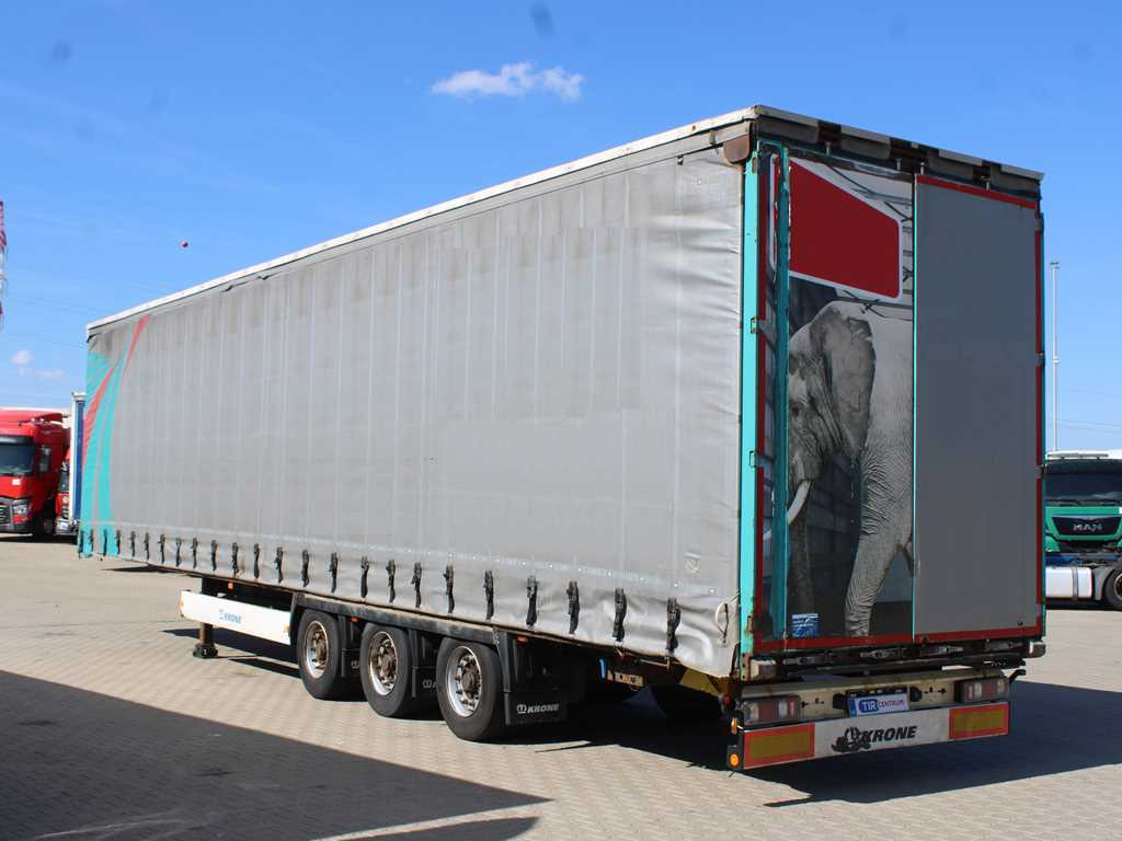 Krone SD 04, LOWDECK, LIFTING AXLE, LIFT ROOF - Semi-remorque rideaux coulissants: photos 5 Krone SD 04, LOWDECK, LIFTING AXLE, LIFT ROOF - Semi-remorque rideaux coulissants: photos 5