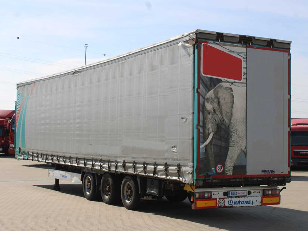Krone SD 04, LOWDECK, LIFTING AXLE, LIFT ROOF - Semi-remorque rideaux coulissants: photos 4 Krone SD 04, LOWDECK, LIFTING AXLE, LIFT ROOF - Semi-remorque rideaux coulissants: photos 4