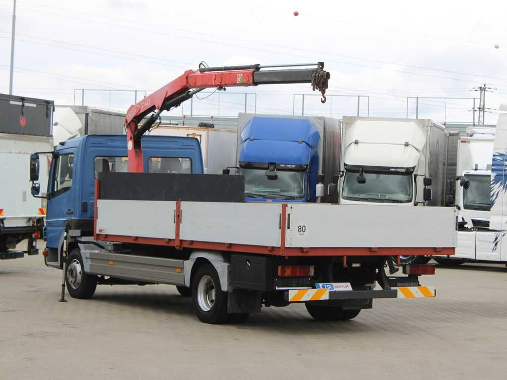 Mercedes-Benz ATEGO 1018, EURO 3, CRANE FASSI F40A.21 - Camion plateau, Camion grue: photos 4 Mercedes-Benz ATEGO 1018, EURO 3, CRANE FASSI F40A.21 - Camion plateau, Camion grue: photos 4