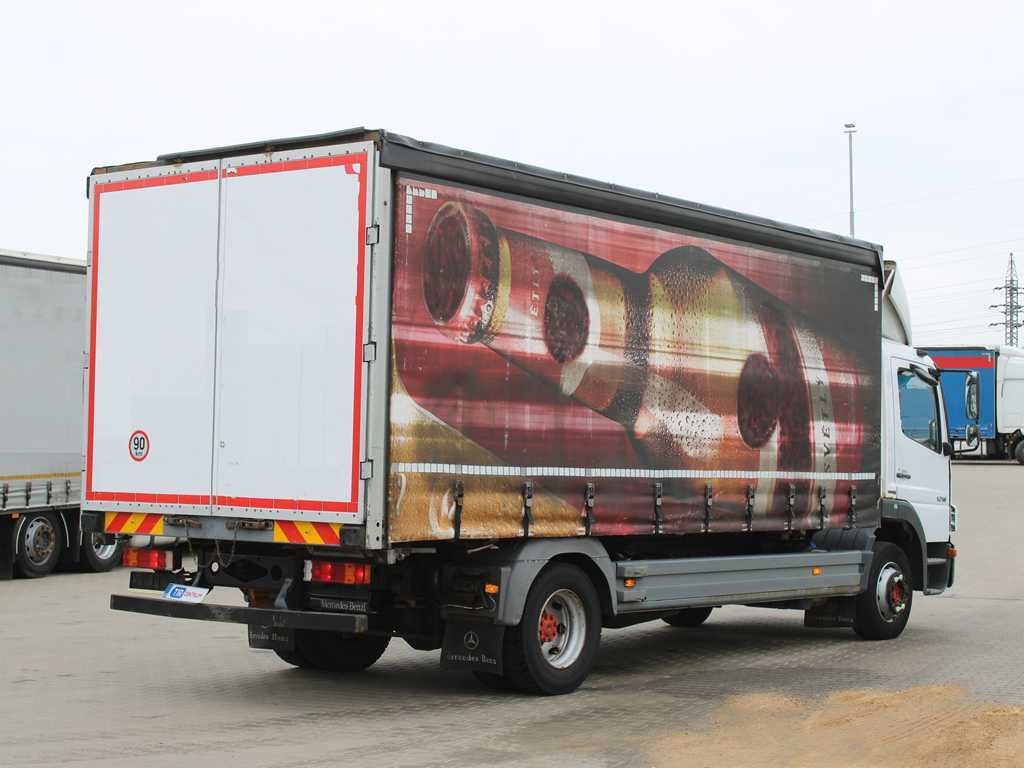 Mercedes-Benz ATEGO 1218, EURO 4 - Camion à rideaux coulissants: photos 4 Mercedes-Benz ATEGO 1218, EURO 4 - Camion à rideaux coulissants: photos 4