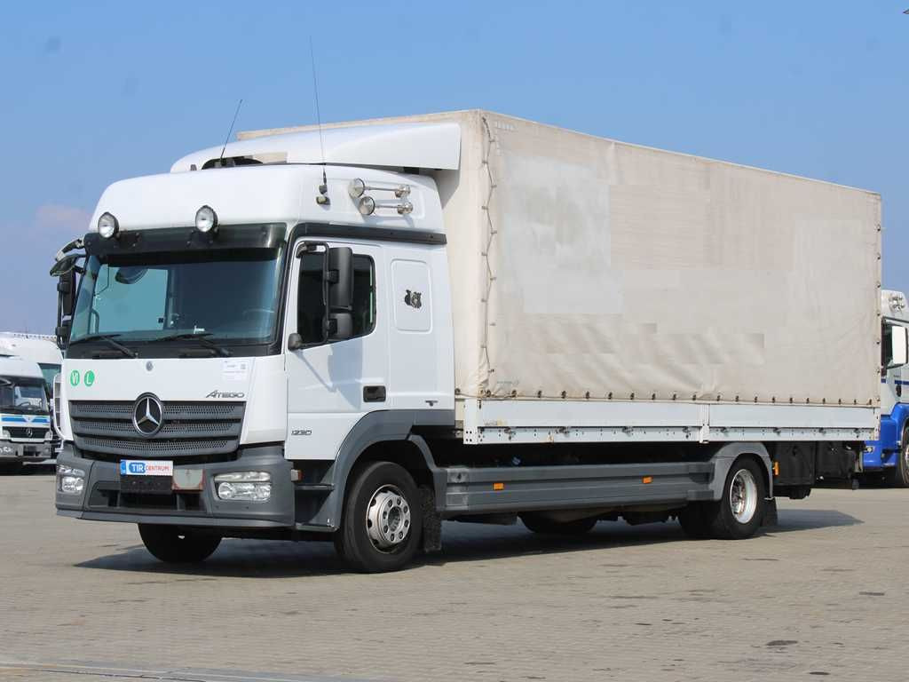 Mercedes-Benz ATEGO 1230, EURO 6, TAIL LIFT, SIDEWALLS - Camion à rideaux coulissants: photos 1 Mercedes-Benz ATEGO 1230, EURO 6, TAIL LIFT, SIDEWALLS - Camion à rideaux coulissants: photos 1