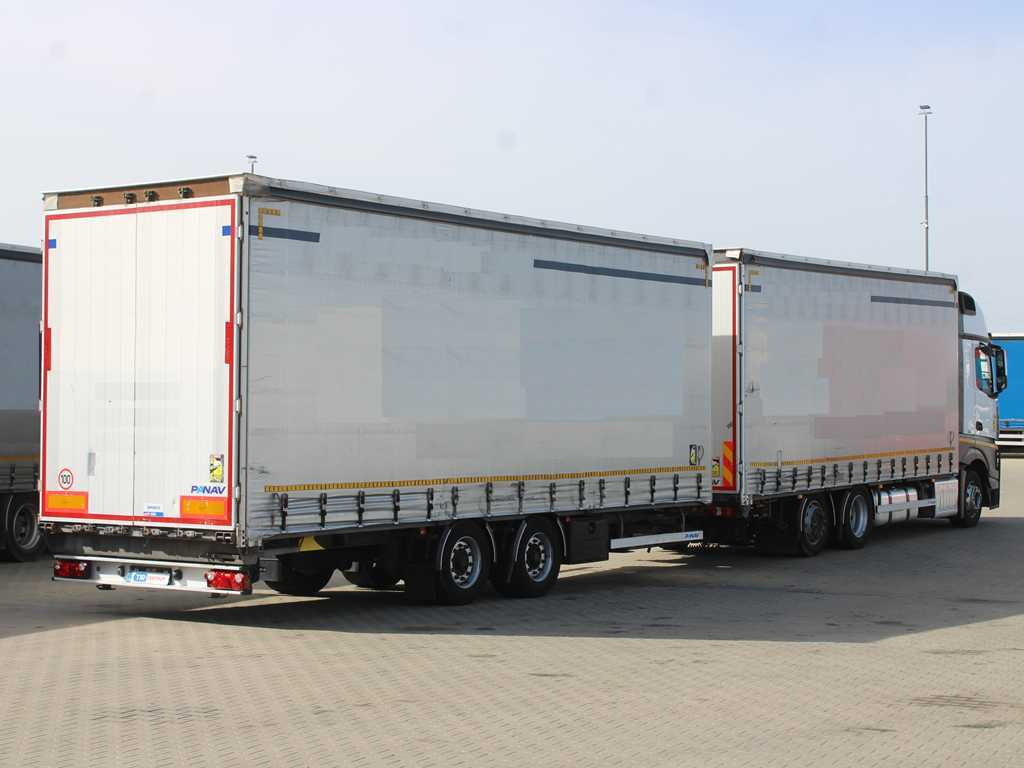 Mercedes-Benz Actros 2542, 6X2, EURO 6, AIR SUSPENSION + PANAV TV018H - Camion à rideaux coulissants: photos 4 Mercedes-Benz Actros 2542, 6X2, EURO 6, AIR SUSPENSION + PANAV TV018H - Camion à rideaux coulissants: photos 4