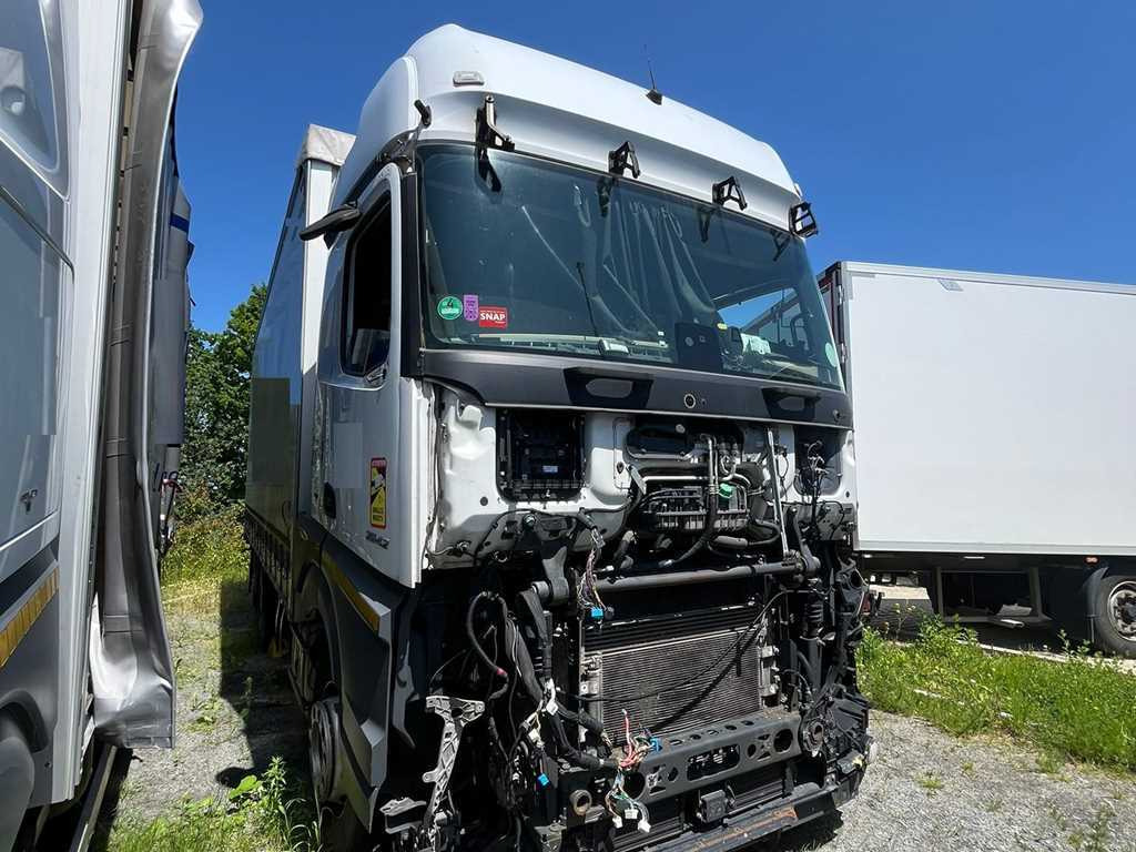 Camion à rideaux coulissants Mercedes-Benz Actros 2542, 6X2 + PANAV TVK18M: photos 6