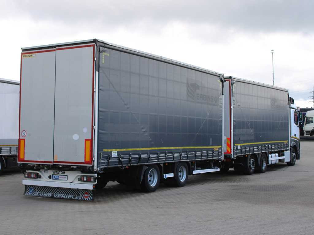 Mercedes-Benz Actros 2545, ROAD, LIFTING AXLE, AIR SUSPENSION, EURO 6 - Camion à rideaux coulissants: photos 4 Mercedes-Benz Actros 2545, ROAD, LIFTING AXLE, AIR SUSPENSION, EURO 6 - Camion à rideaux coulissants: photos 4