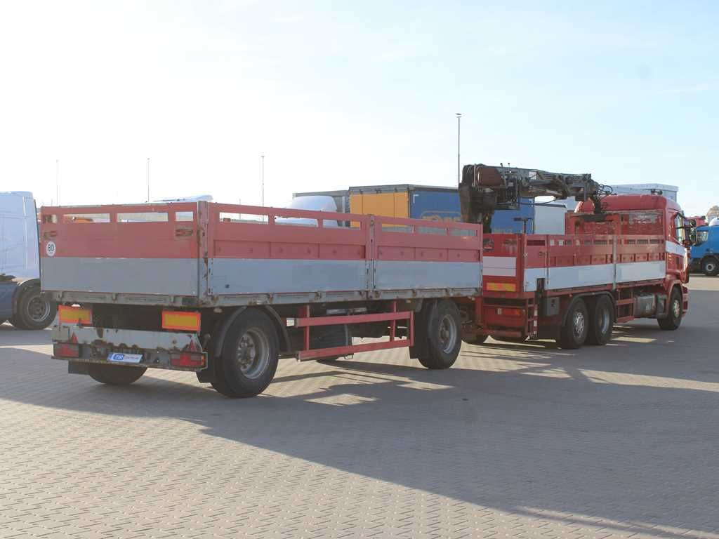 Scania R380,EURO 3,6X2,LIFTING AXLE,HIAB 166K + KOGEL - Camion plateau, Camion grue: photos 3 Scania R380,EURO 3,6X2,LIFTING AXLE,HIAB 166K + KOGEL - Camion plateau, Camion grue: photos 3