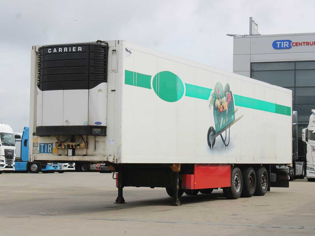 Schmitz SKO 24, LIFTING AXLE, SAF, CARRIER - Semi-remorque frigorifique: photos 1 Schmitz SKO 24, LIFTING AXLE, SAF, CARRIER - Semi-remorque frigorifique: photos 1