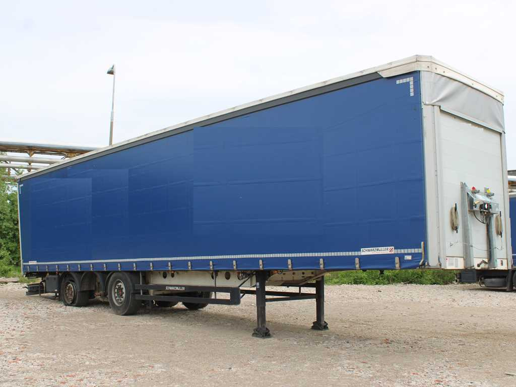 Schwarzmüller SPA 3/E, MULTILOCK, LIFTING AXLE, SAF, MULDA - Semi-remorque rideaux coulissants: photos 2 Schwarzmüller SPA 3/E, MULTILOCK, LIFTING AXLE, SAF, MULDA - Semi-remorque rideaux coulissants: photos 2