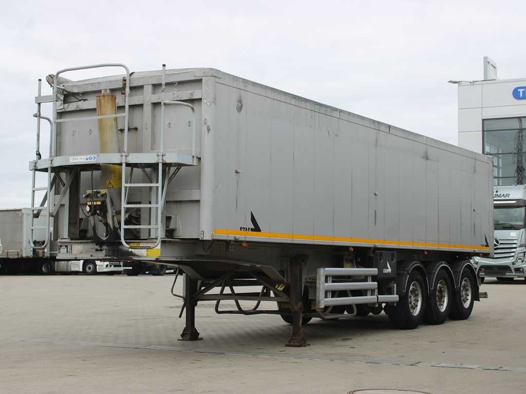 Stas SZ336K, LIFTING AXLE, 50m³ - Semi-remorque benne: photos 1 Stas SZ336K, LIFTING AXLE, 50m³ - Semi-remorque benne: photos 1