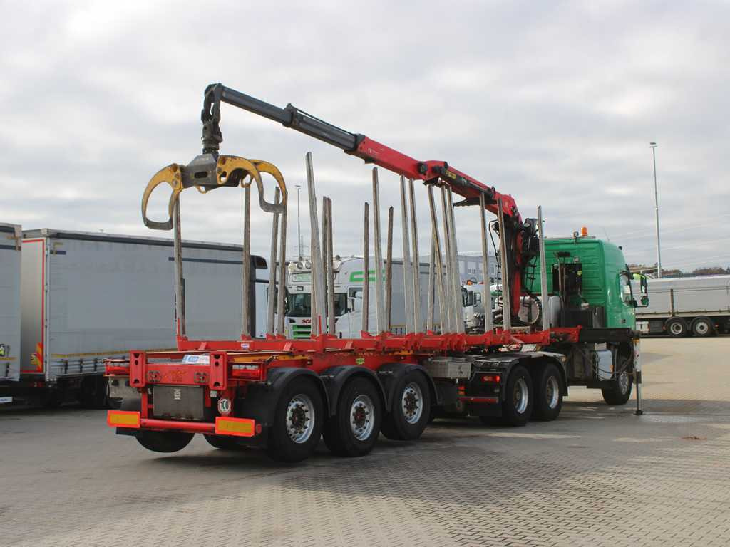 Volvo FM 540, EURO 6, 6X6, VEB+, PALFINGER Q170Z96 ARM + UMIKOV, PRICE FOR THE WHOLE SET!! - Tracteur routier, Semi-remorque grumier: photos 5 Volvo FM 540, EURO 6, 6X6, VEB+, PALFINGER Q170Z96 ARM + UMIKOV, PRICE FOR THE WHOLE SET!! - Tracteur routier, Semi-remorque grumier: photos 5