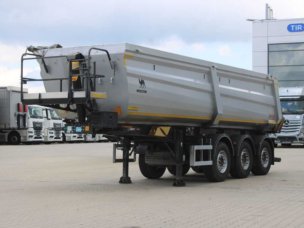 Wielton NW-3, LIFT AXLE, SAF, HARDOX, 32m³ - Semi-remorque benne: photos 1 Wielton NW-3, LIFT AXLE, SAF, HARDOX, 32m³ - Semi-remorque benne: photos 1