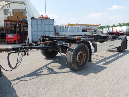 Krone AZ 18, Standard-Lafette Krone-Achsen, - Remorque porte-conteneur/ Caisse mobile: photos 5 Krone AZ 18, Standard-Lafette Krone-Achsen, - Remorque porte-conteneur/ Caisse mobile: photos 5