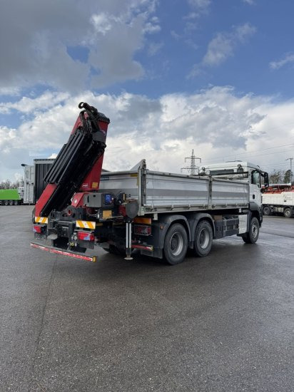 MAN TGS 26.430 6x4 3-Seitenkipper, HMF 2020K-RC Heckkran abnehmbar, - Camion benne, Camion grue: photos 4 MAN TGS 26.430 6x4 3-Seitenkipper, HMF 2020K-RC Heckkran abnehmbar, - Camion benne, Camion grue: photos 4