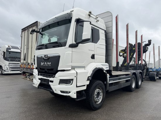 MAN TGS 33.510 BL 6x4, Intarder, Holztransporter, LIV 120Z - Camion grumier, Camion grue: photos 1 MAN TGS 33.510 BL 6x4, Intarder, Holztransporter, LIV 120Z - Camion grumier, Camion grue: photos 1