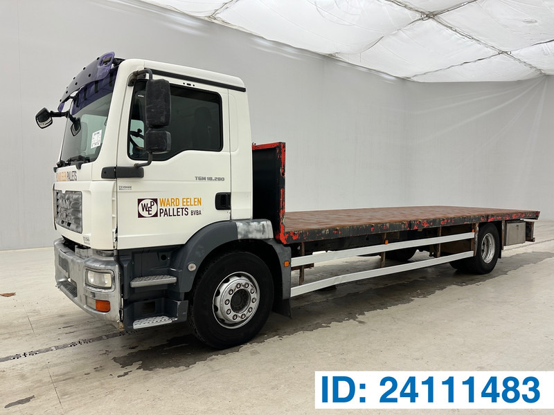 MAN TGM 18.280 - 4x2 - Camion plateau: photos 1 MAN TGM 18.280 - 4x2 - Camion plateau: photos 1