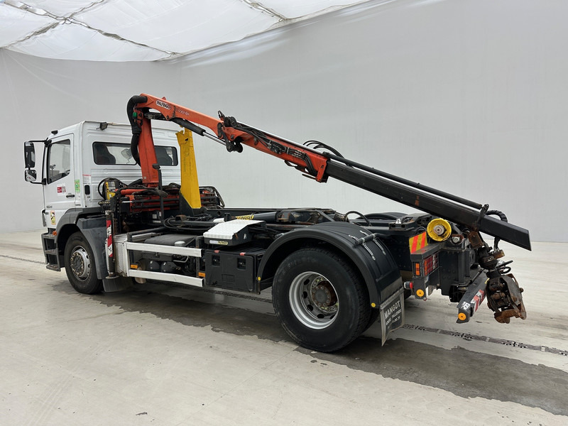 Camion ampliroll, Camion grue Mercedes-Benz Axor 1824: photos 12