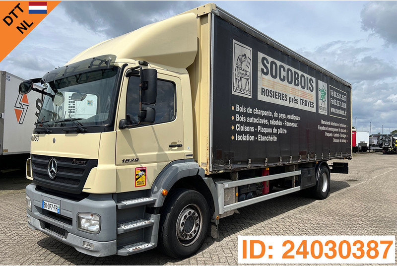 Mercedes-Benz Axor 1828 - Camion à rideaux coulissants: photos 1 Mercedes-Benz Axor 1828 - Camion à rideaux coulissants: photos 1