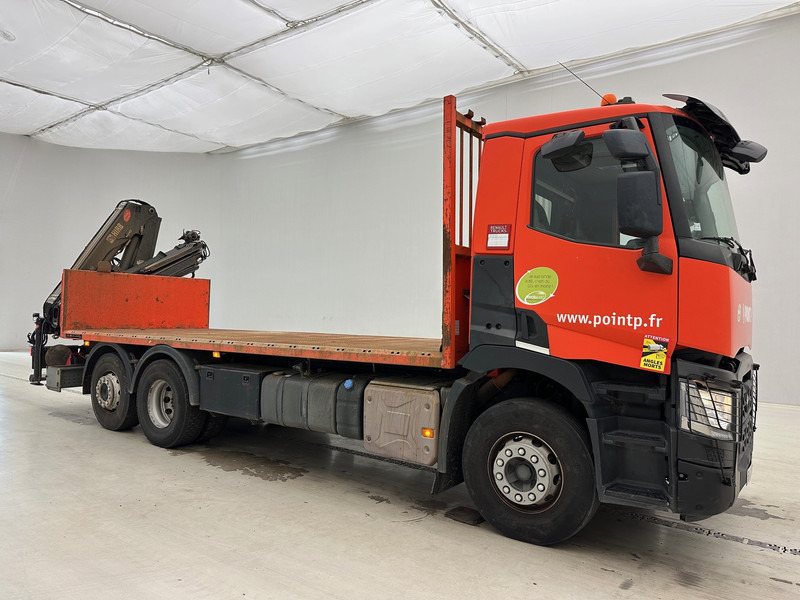 Renault C 430 - 6x2 - Camion plateau, Camion grue: photos 3 Renault C 430 - 6x2 - Camion plateau, Camion grue: photos 3