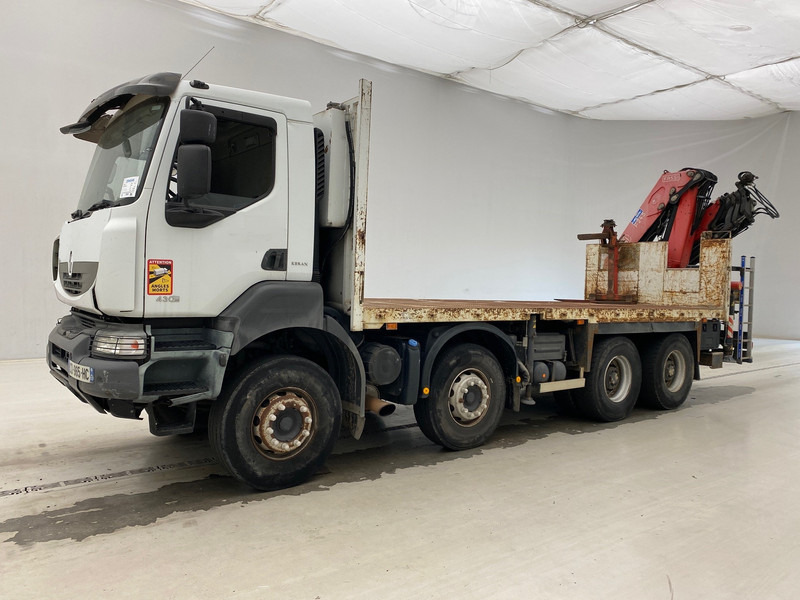 Renault Kerax 430 DXi - 8x4 - Camion plateau, Camion grue: photos 3 Renault Kerax 430 DXi - 8x4 - Camion plateau, Camion grue: photos 3