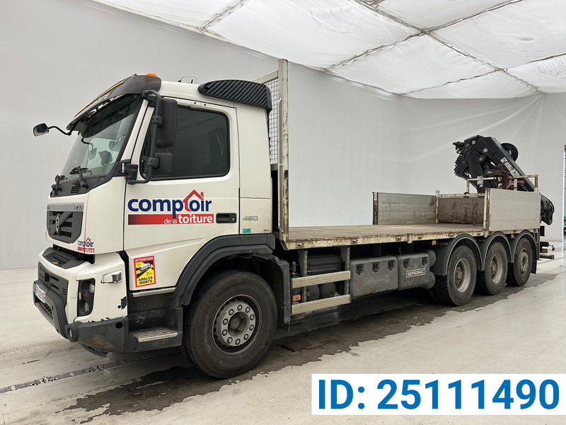 Volvo FMX 450 - 8x4 - Camion plateau, Camion grue: photos 1 Volvo FMX 450 - 8x4 - Camion plateau, Camion grue: photos 1