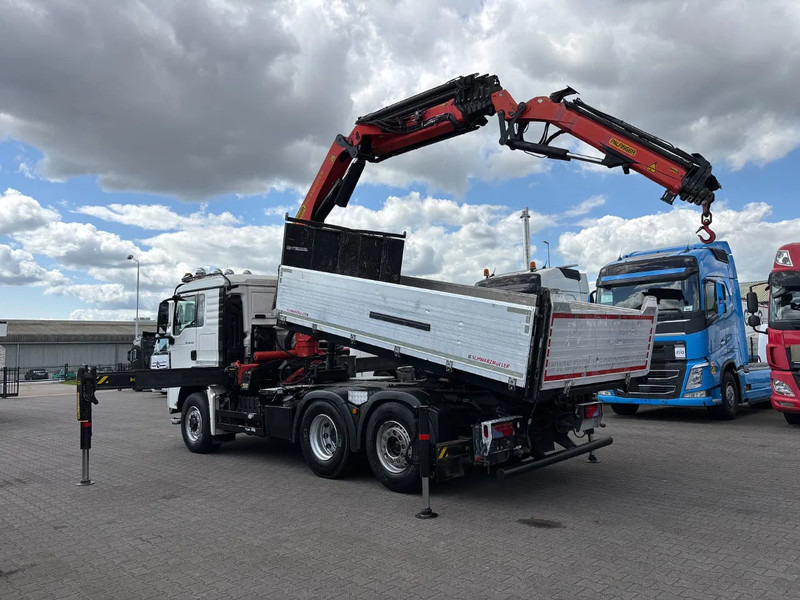 MAN TGS 28.440 6x4 Hydrodrive Euro 6 Tipper / Tractor + Palfinger 33002 Fly Jip PJ060 - Camion grue: photos 3 MAN TGS 28.440 6x4 Hydrodrive Euro 6 Tipper / Tractor + Palfinger 33002 Fly Jip PJ060 - Camion grue: photos 3
