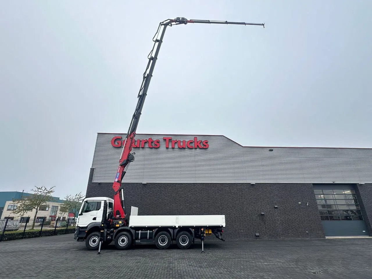 MAN TGS 35.470 8X4 HMF 4020-K6 + FJ 600 K4 KRAAN/KRA - Camion grue: photos 5 MAN TGS 35.470 8X4 HMF 4020-K6 + FJ 600 K4 KRAAN/KRA - Camion grue: photos 5