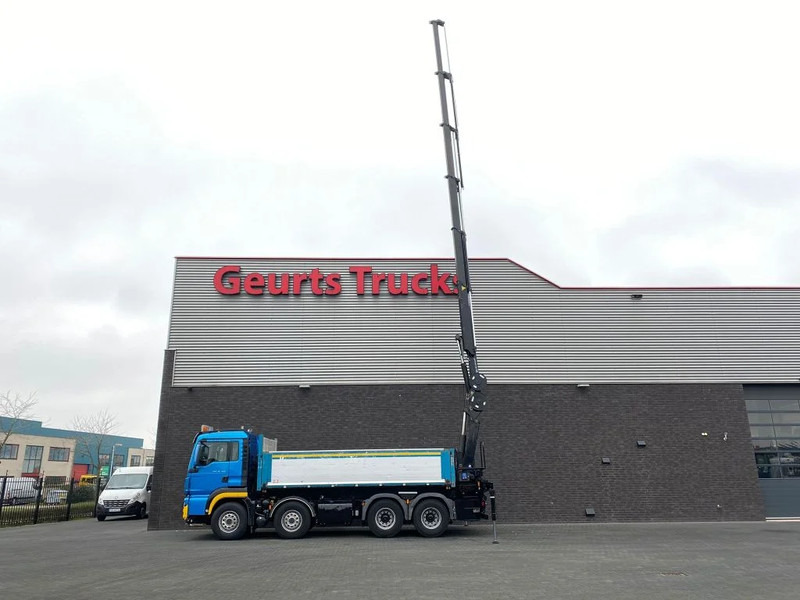 MAN TGS 35.480 8X4 KIPPER/TIPPER + HMF 2620-K5 KRAAN/KRAN/CRANE/GRUA - Camion benne, Camion grue: photos 3 MAN TGS 35.480 8X4 KIPPER/TIPPER + HMF 2620-K5 KRAAN/KRAN/CRANE/GRUA - Camion benne, Camion grue: photos 3