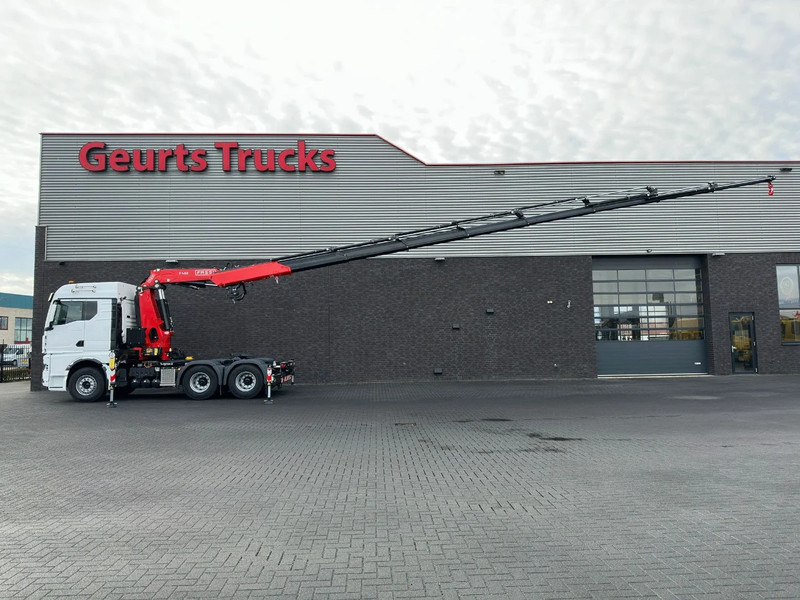 MAN TGX 33.520 6X4 TREKKER-BAKWAGEN COMBI + FASSI F485RA.2.28 KRAAN/KRAN/CRANE/GRUA/NEW - Camion grue: photos 4 MAN TGX 33.520 6X4 TREKKER-BAKWAGEN COMBI + FASSI F485RA.2.28 KRAAN/KRAN/CRANE/GRUA/NEW - Camion grue: photos 4