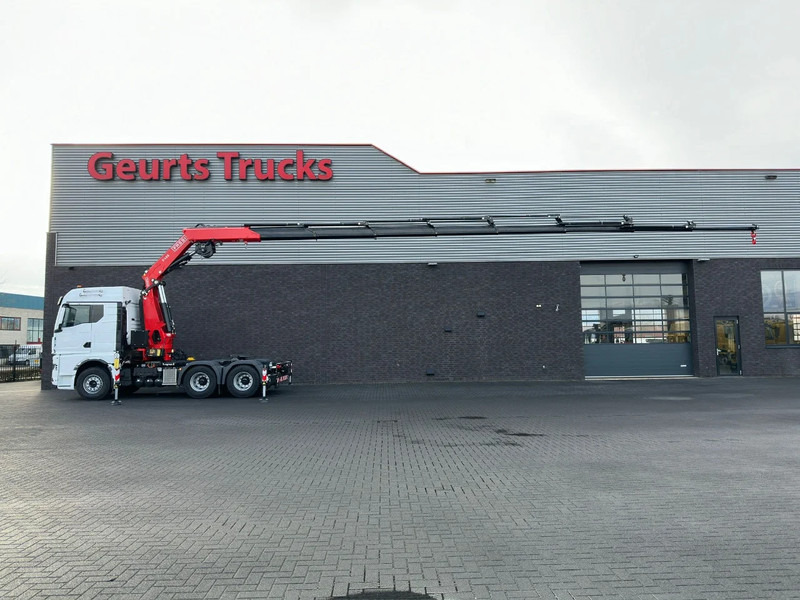 MAN TGX 33.520 6X4 TREKKER-BAKWAGEN COMBI + FASSI F485RA.2.28 KRAAN/KRAN/CRANE/GRUA/NEW - Camion grue: photos 1 MAN TGX 33.520 6X4 TREKKER-BAKWAGEN COMBI + FASSI F485RA.2.28 KRAAN/KRAN/CRANE/GRUA/NEW - Camion grue: photos 1