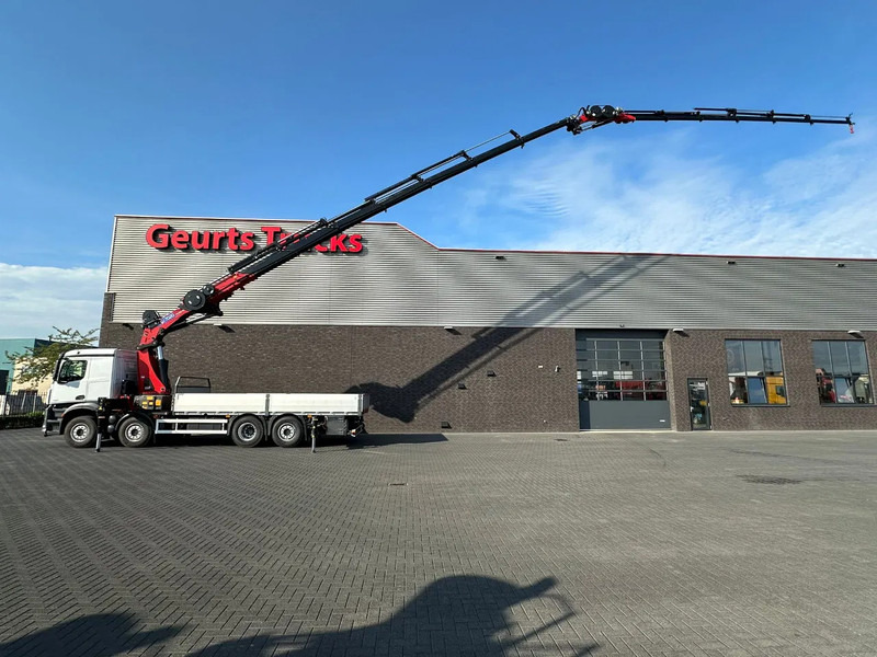 Mercedes-Benz Arocs 3251 8X2 + HMF 7020-K7 FJ 1400-K6 KRAAN/KRAN/CRANE/GRUA/NIEUW/NEW - Camion grue: photos 1 Mercedes-Benz Arocs 3251 8X2 + HMF 7020-K7 FJ 1400-K6 KRAAN/KRAN/CRANE/GRUA/NIEUW/NEW - Camion grue: photos 1