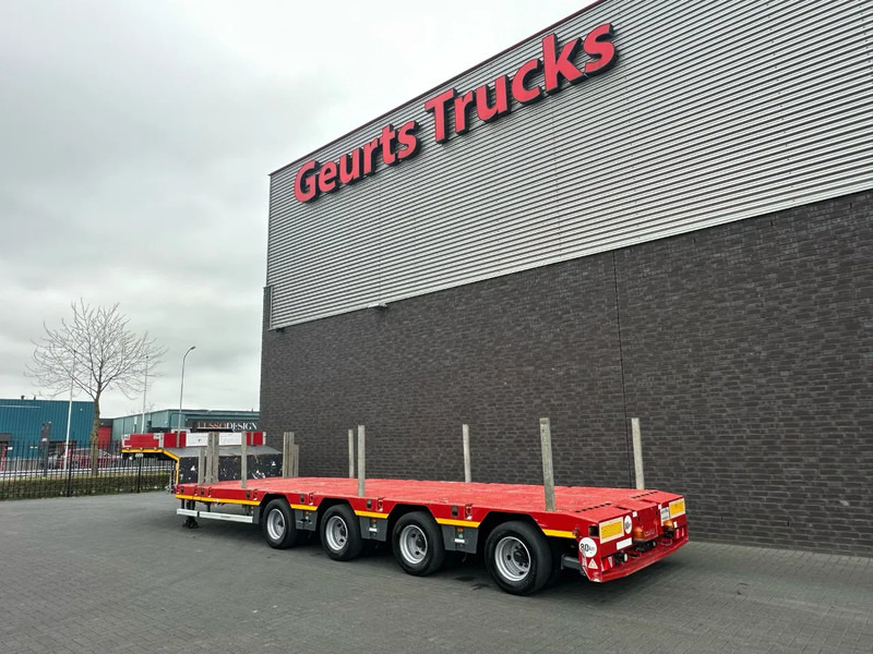 SCHEUERLE EUROAXLE 1T4 4 ASSER UITSCHUIFBARE SEMIE MET 12 TONS HYDRAULICHE EURO ASSEN HYDRAULICH GESTUURD SEMI-DIEPLADER / TIEFLADER / LO - Semi-remorque surbaissé: photos 3 SCHEUERLE EUROAXLE 1T4 4 ASSER UITSCHUIFBARE SEMIE MET 12 TONS HYDRAULICHE EURO ASSEN HYDRAULICH GESTUURD SEMI-DIEPLADER / TIEFLADER / LO - Semi-remorque surbaissé: photos 3