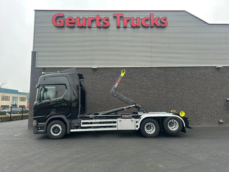 Scania G460 6X2NA + HIAB ULT26S61 HAAKARMSYSTEEM/ABROLLKIPPER/HOOKLIFT - Camion ampliroll: photos 1 Scania G460 6X2NA + HIAB ULT26S61 HAAKARMSYSTEEM/ABROLLKIPPER/HOOKLIFT - Camion ampliroll: photos 1