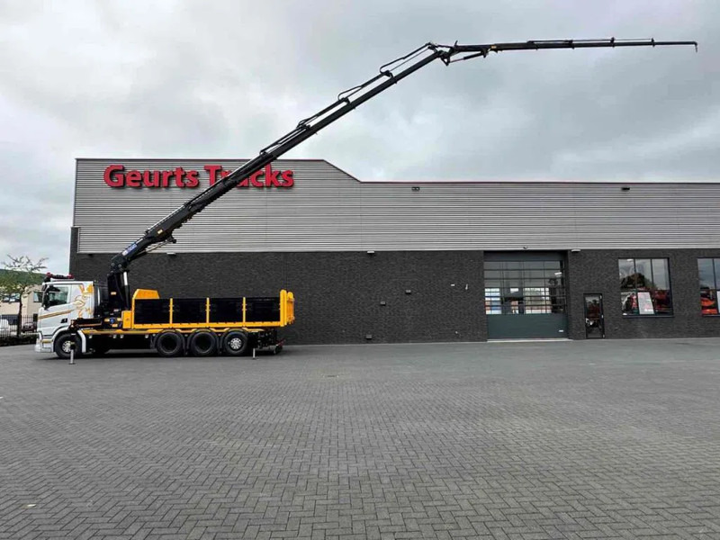 Scania R530 V8 NGS 8X4 TRIDEM MET HYVA 2Z KIPPER + HMF 5020-K6 + JIB FJ1000-K5 KRAAN/KRAN/CRANE/GRUA - Camion benne, Camion grue: photos 2 Scania R530 V8 NGS 8X4 TRIDEM MET HYVA 2Z KIPPER + HMF 5020-K6 + JIB FJ1000-K5 KRAAN/KRAN/CRANE/GRUA - Camion benne, Camion grue: photos 2