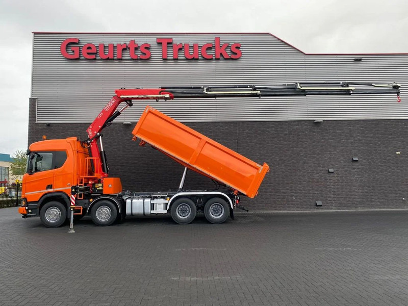 Scania R650 V8 NGS XT 8X4 + KIPPER + FASSI F275A.2.25 KRAAN/KRAN/CRANE/GRUA - Camion benne, Camion grue: photos 1 Scania R650 V8 NGS XT 8X4 + KIPPER + FASSI F275A.2.25 KRAAN/KRAN/CRANE/GRUA - Camion benne, Camion grue: photos 1