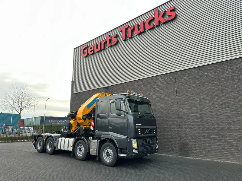 Camion grue Volvo FH 480 8X4 TREKKER + EFFER 1355/8S KRAAN/KRAN/CRANE/GRUA: photos 17