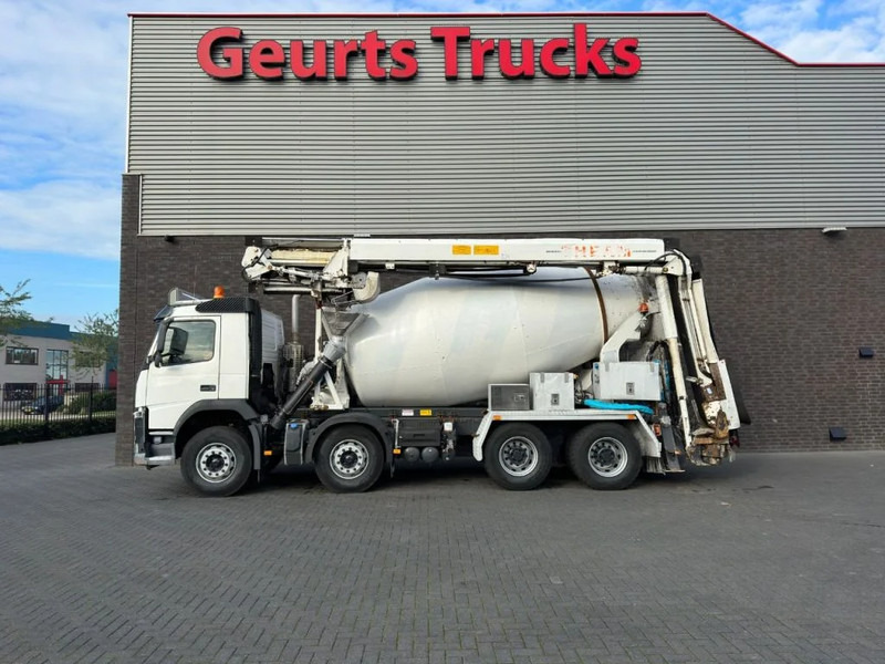 Volvo FM 410 8X4 + STETTER 9 M3 MIXER/MISCHER + THEAM 15 M TRANSPORTBAND/BELT - Camion malaxeur: photos 1 Volvo FM 410 8X4 + STETTER 9 M3 MIXER/MISCHER + THEAM 15 M TRANSPORTBAND/BELT - Camion malaxeur: photos 1